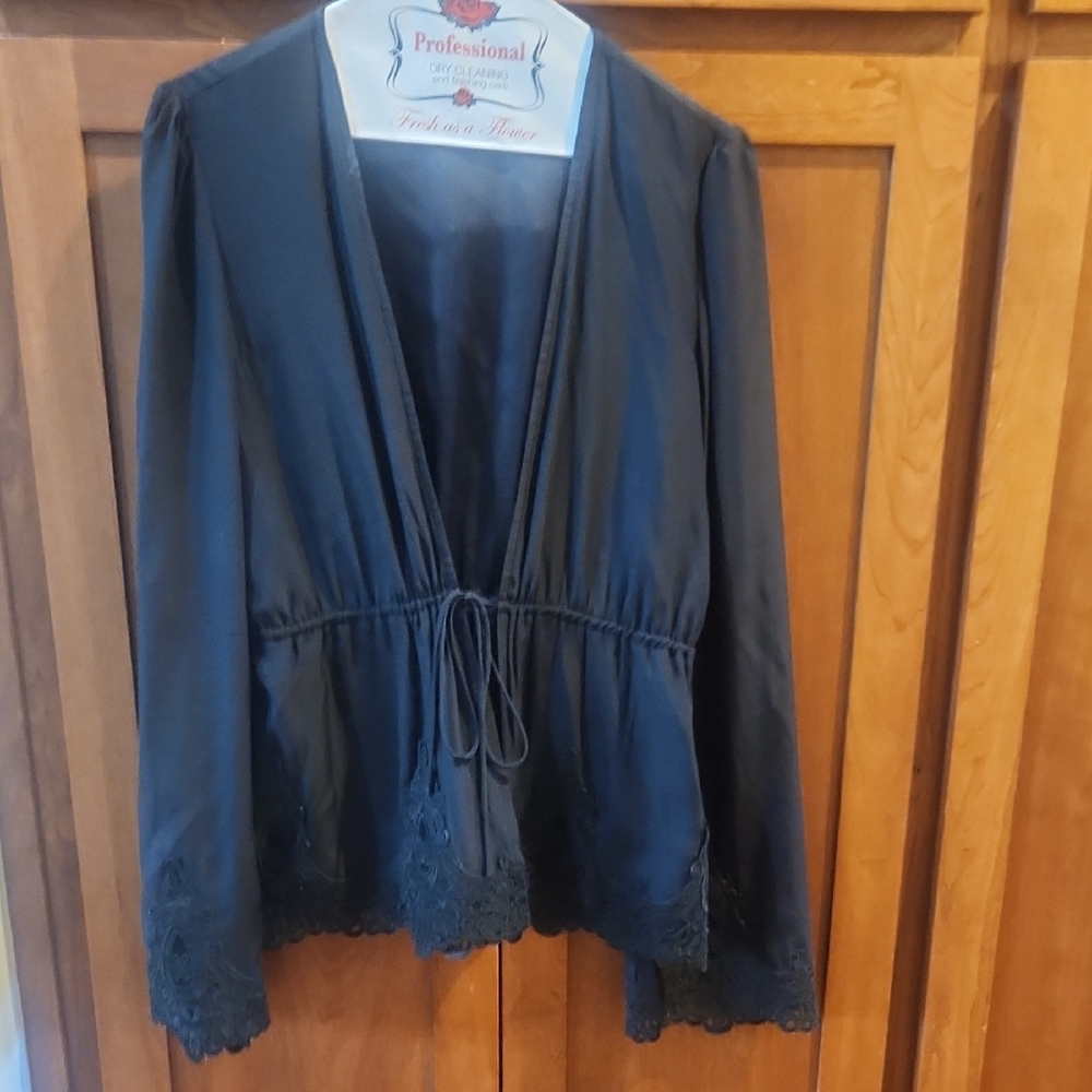 Stone Cold Fox Black Lace Cardigan